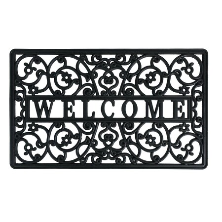 Achim Importing Achim WRM1830SU6 Wrought Iron Rubber Mat - 18 x 30 in. - Sussex WRM1830SU6